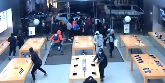Philidelphia police release footage of looters.