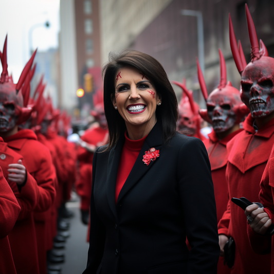 Neocon Nikki calls for no more social media anonymity.